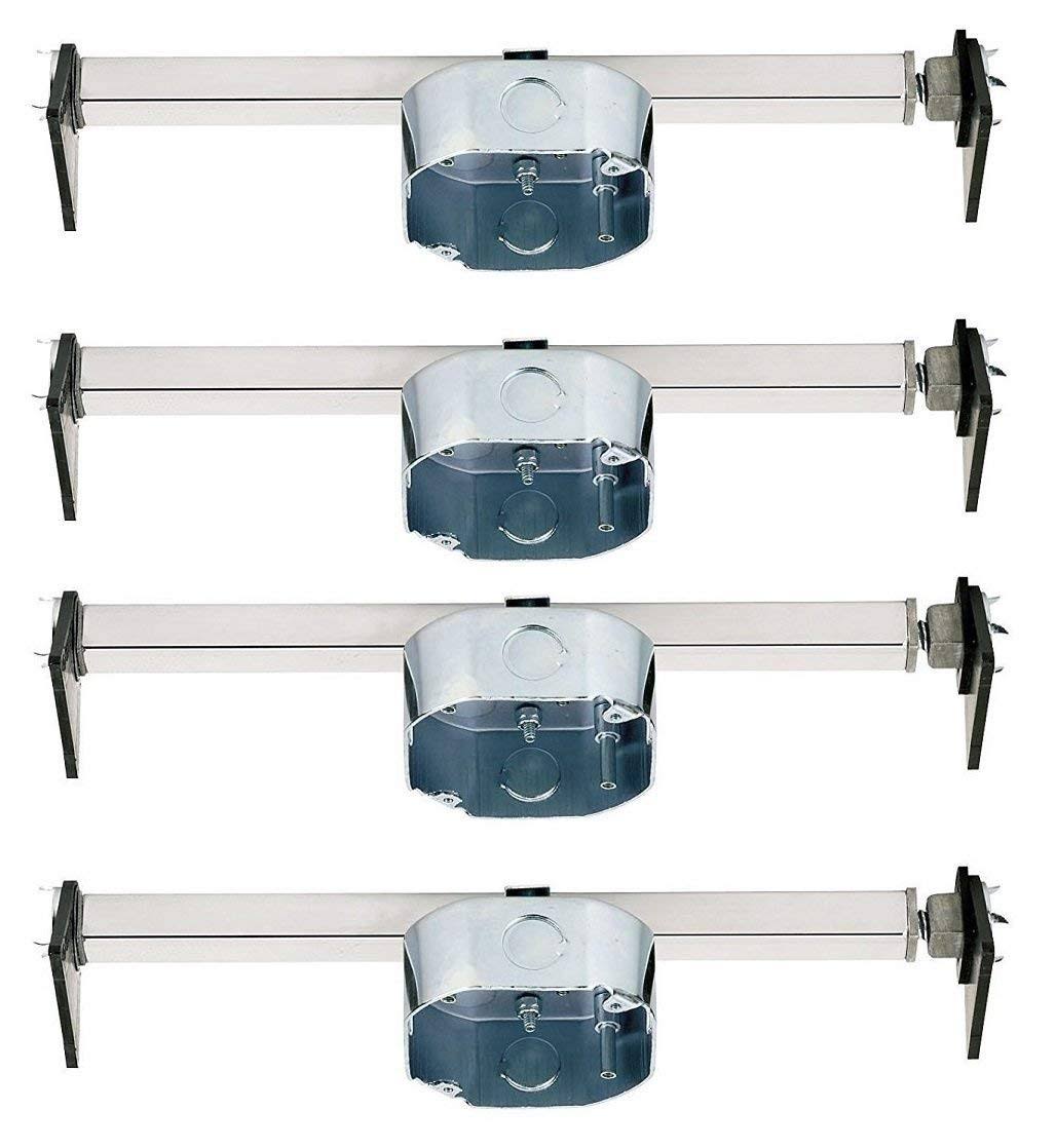 Westinghouse 4 Saf-T-Braces for Ceiling Fans, 3 Teeth, Twist and Lock